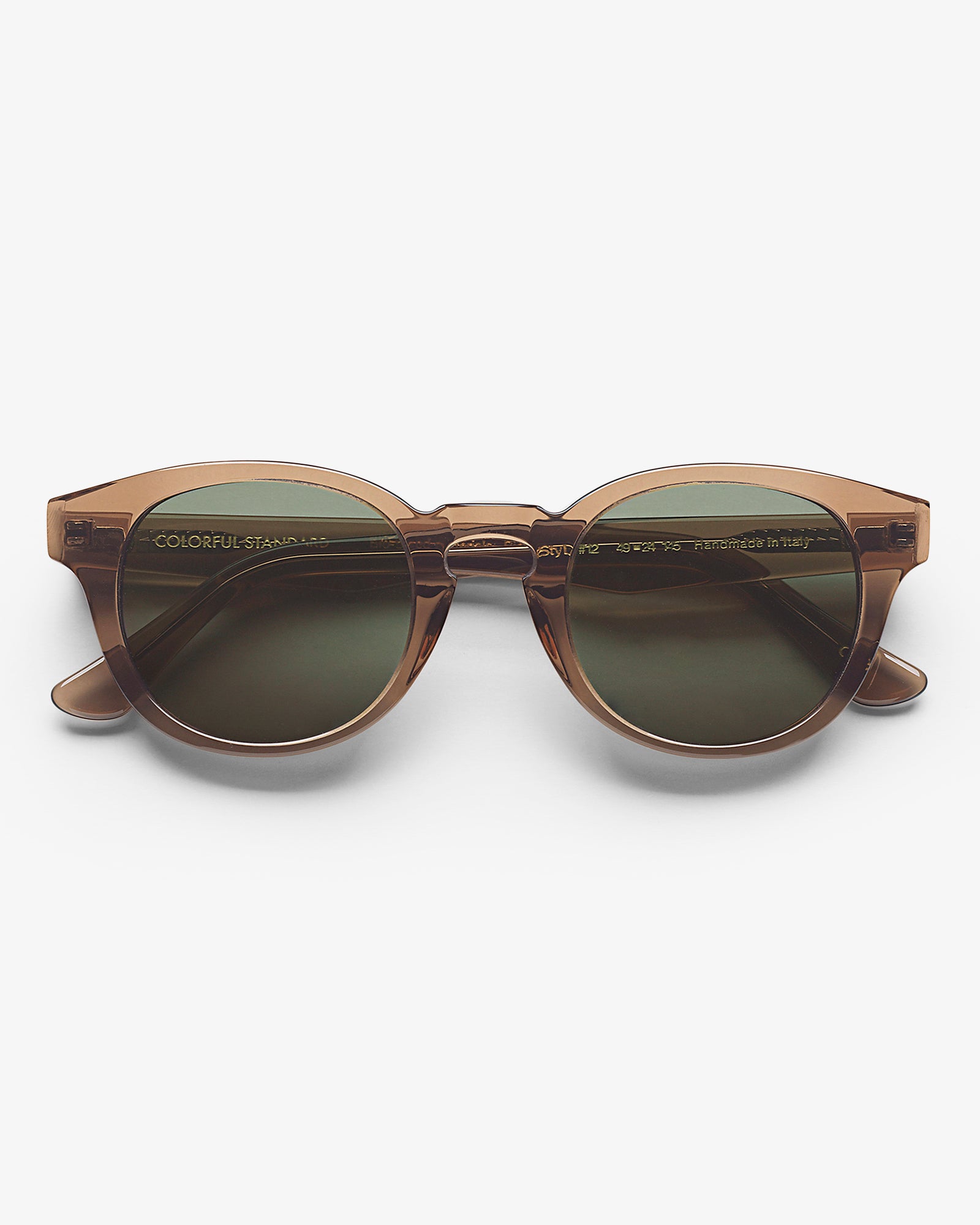 Sunglass 12 - Coffee Brown - Green