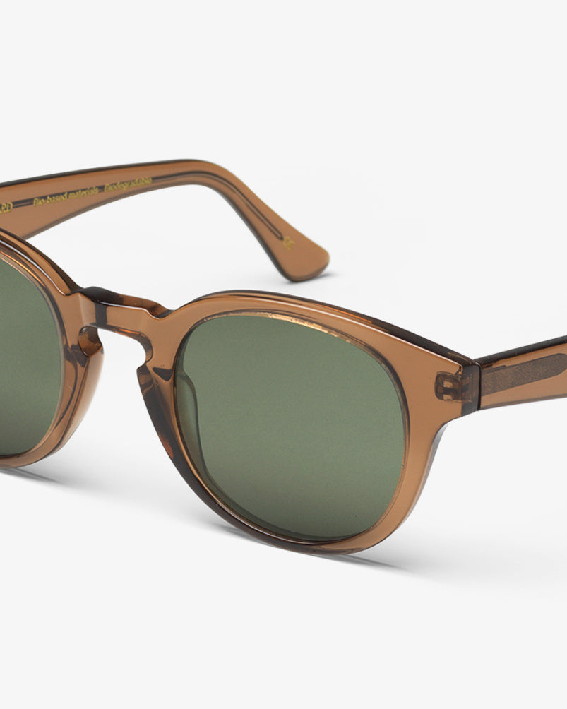 Sunglass 12 - Coffee Brown - Green