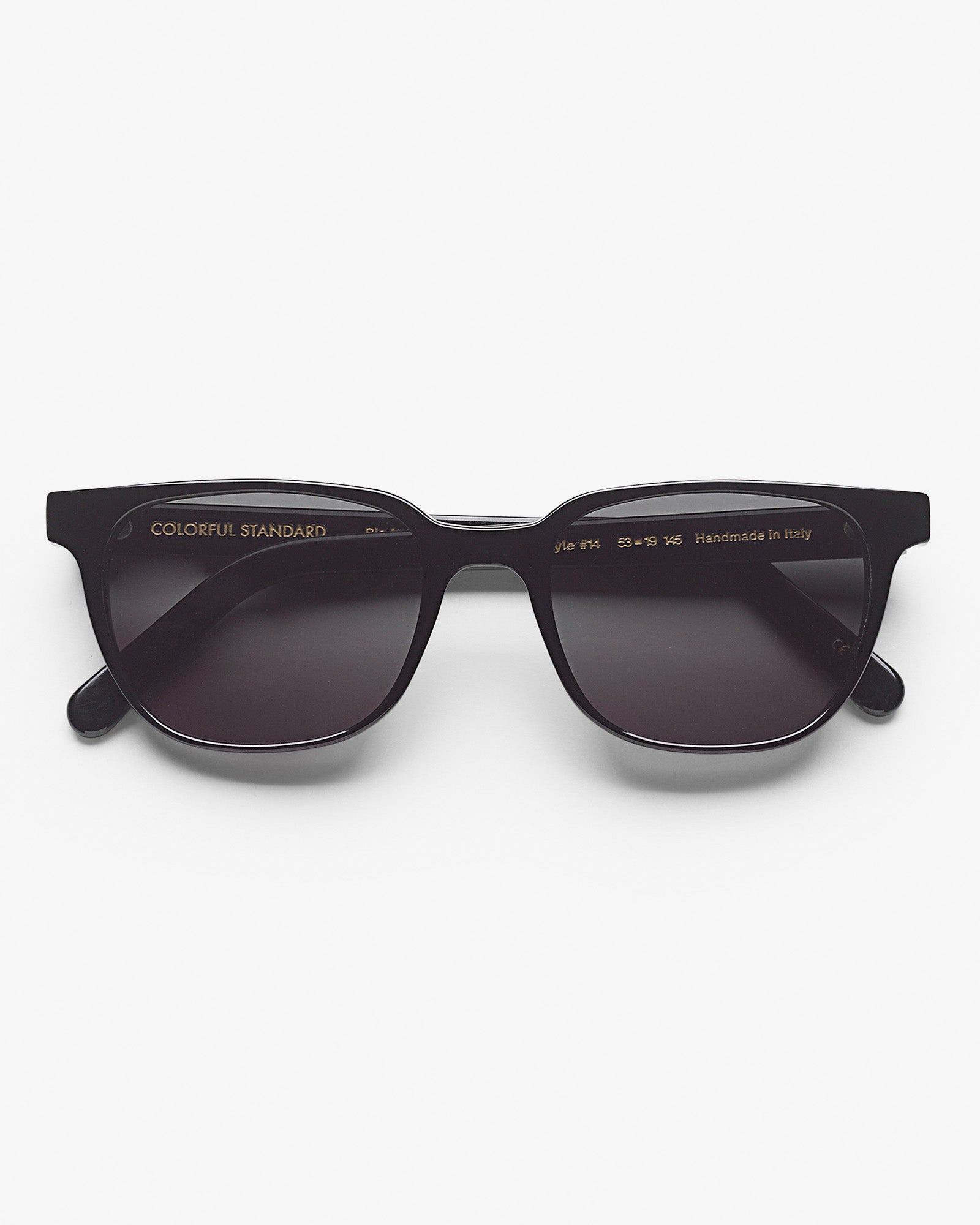 Sunglass 14 - Deep Black Solid - Black