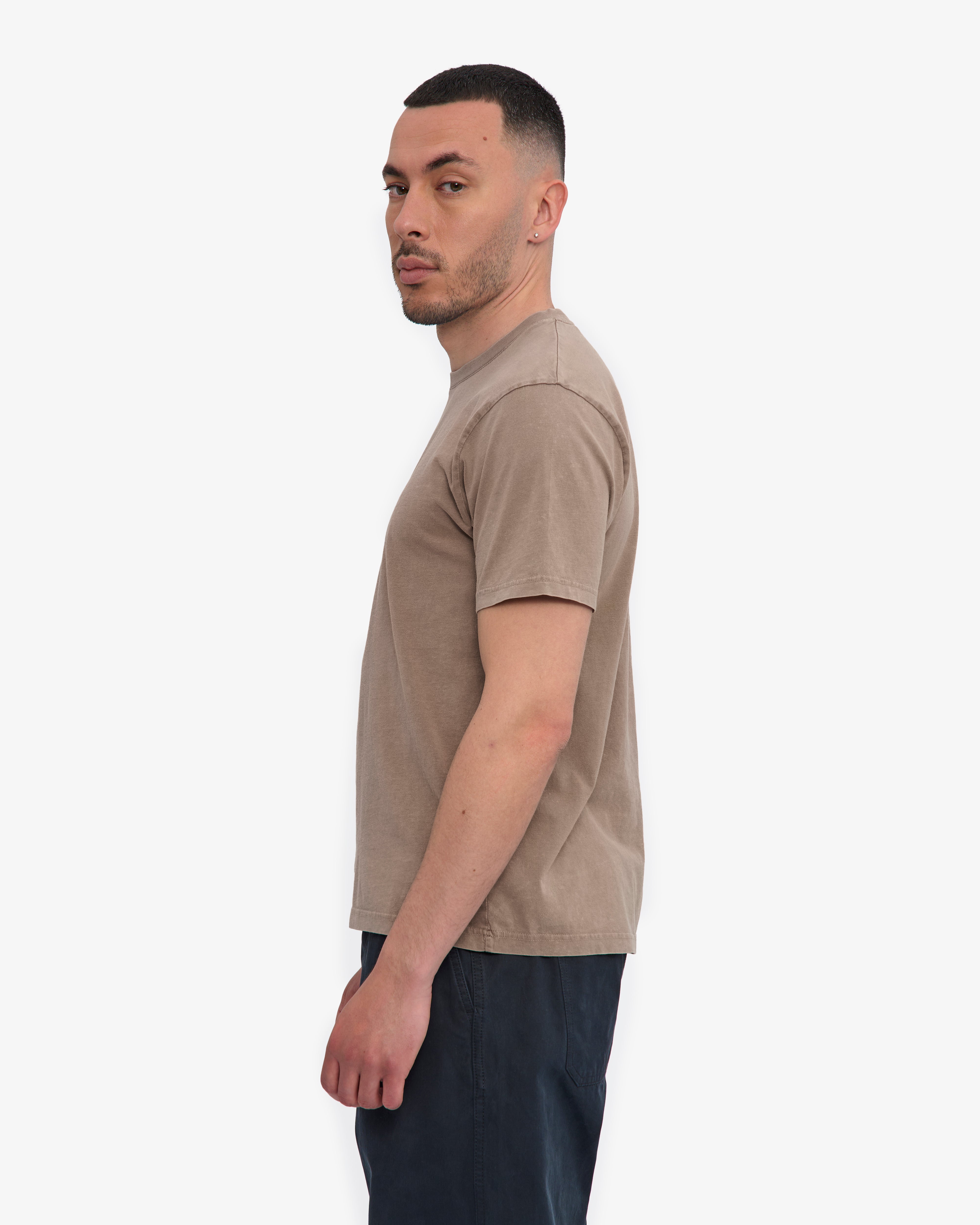 Classic Organic Tee - Faded Khaki