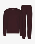 Organic Classic Sweatsuit - Oxblood Red