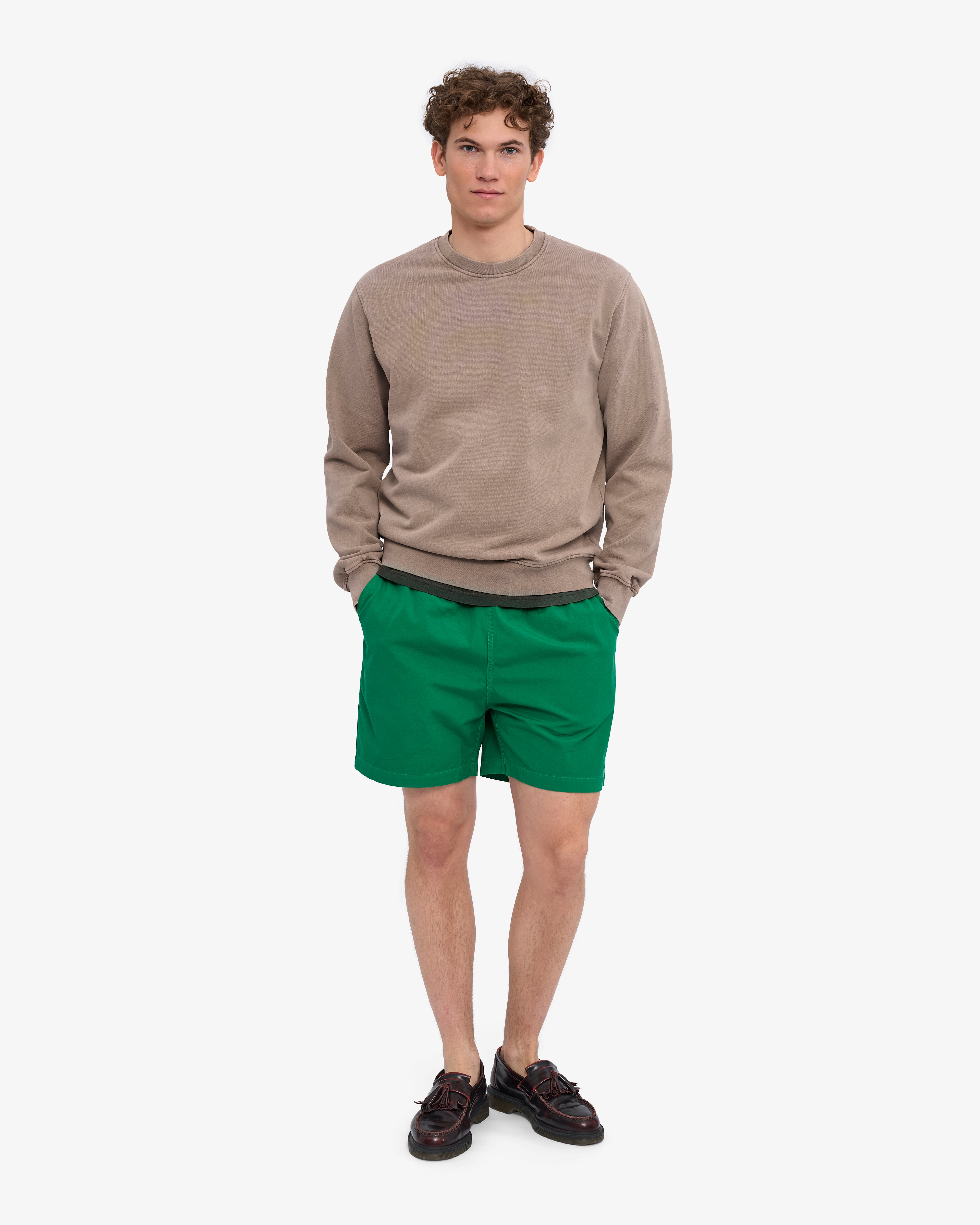 Classic Organic Crew - Faded Khaki
