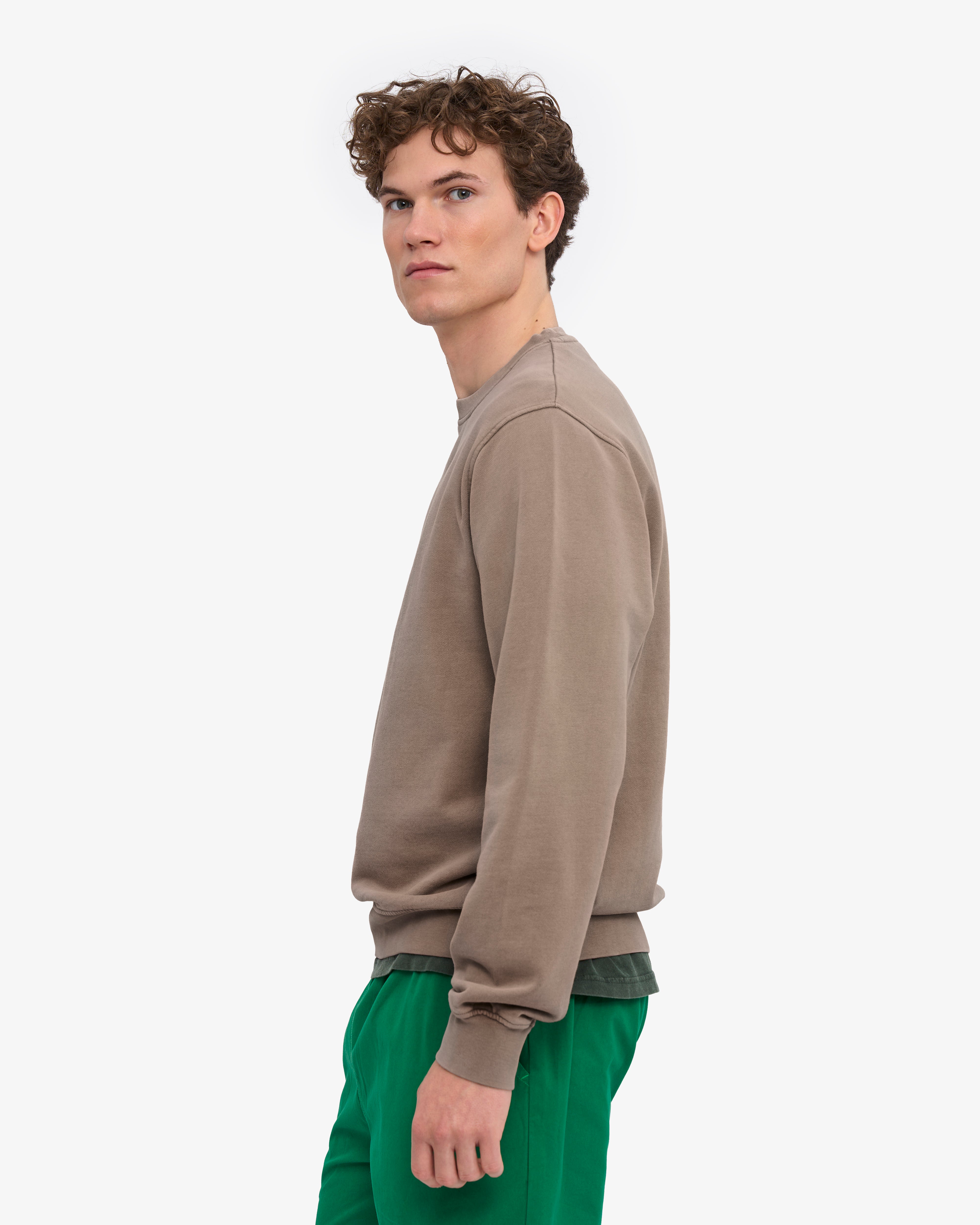 Classic Organic Crew - Faded Khaki