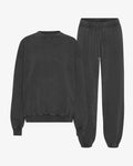 Organic Relaxed Sweatsuit - Faded Black