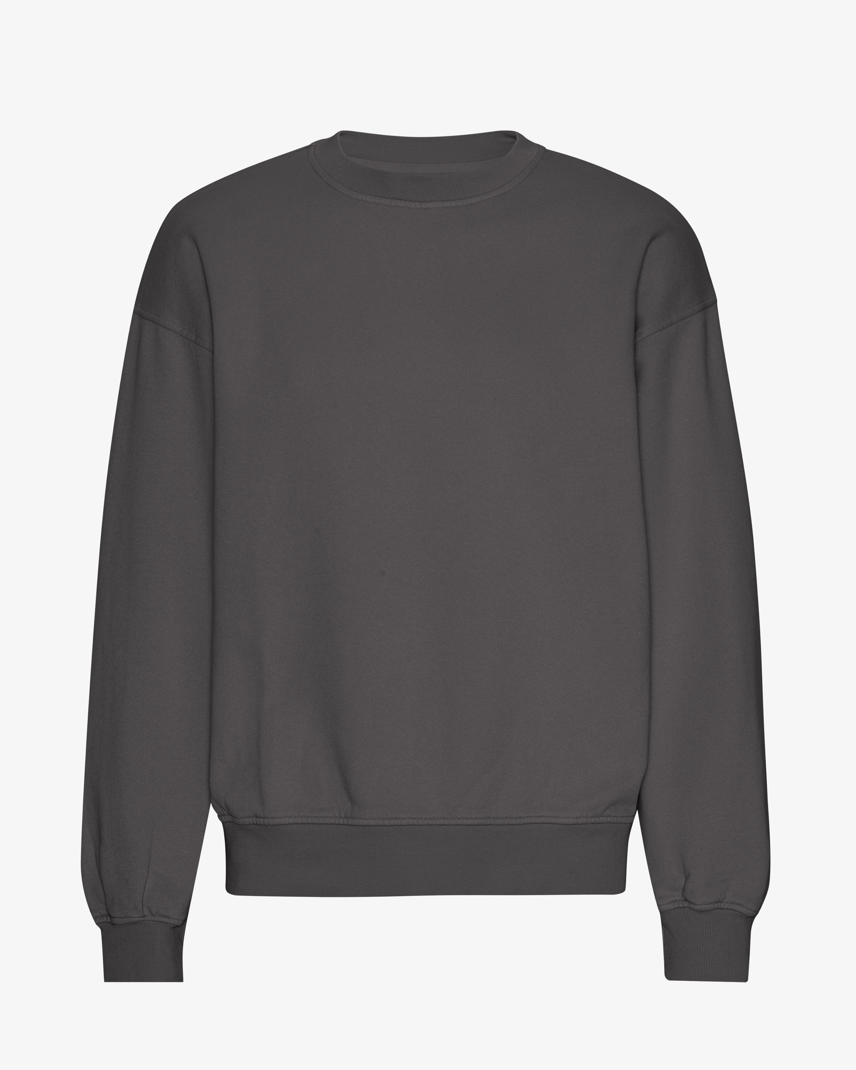 Organic Oversized Crew - Lava Grey