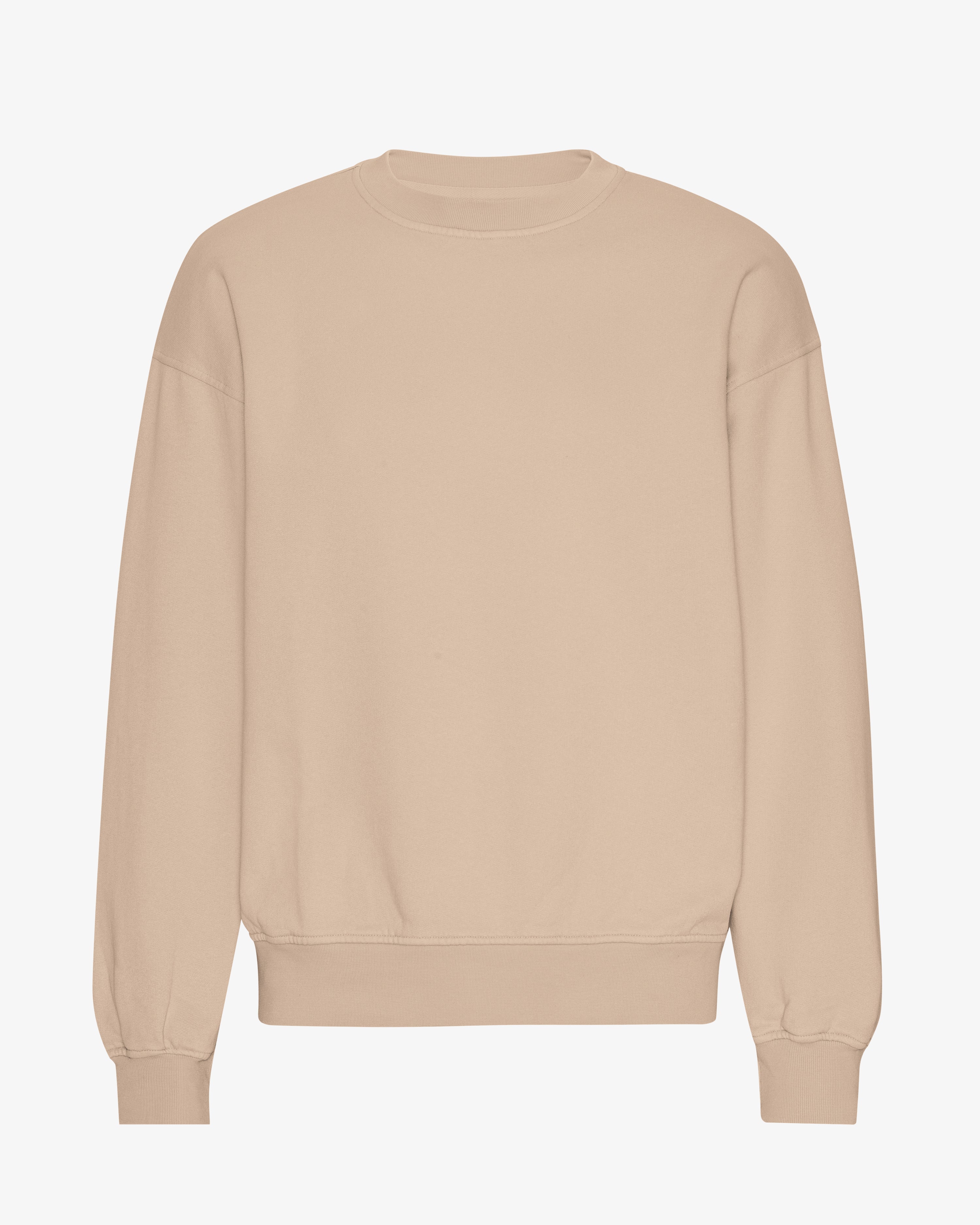 Organic Oversized Crew - Oyster Grey