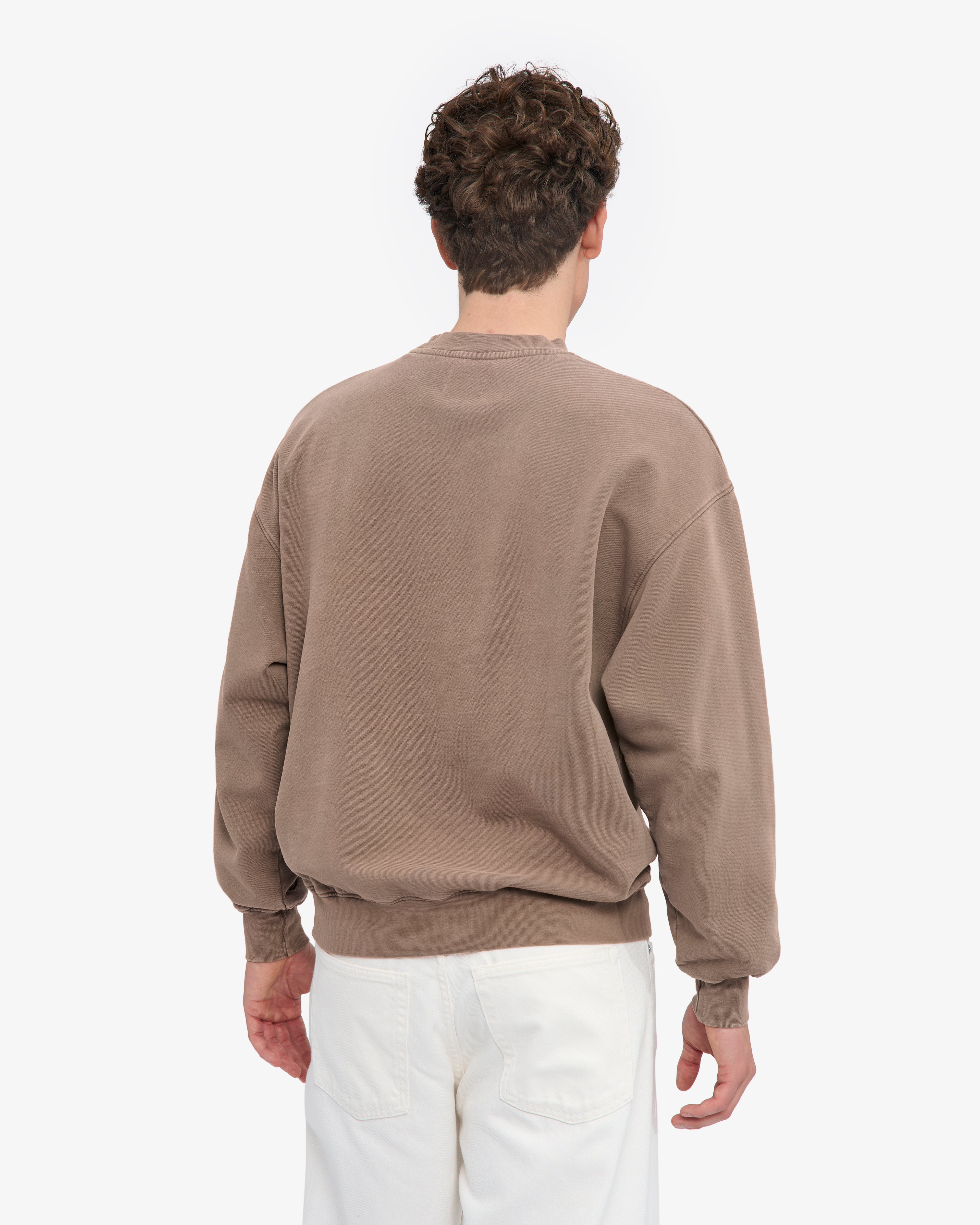 Organic Oversized Crew - Faded Khaki