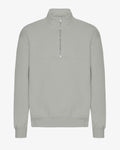 Organic Quarter Zip - Steel Blue