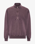 Organic Quarter Zip - Faded Grape