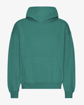 Organic Oversized Hood - Pine Green