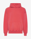 Organic Oversized Hood - Faded Red