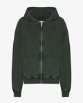 Organic Oversized Zip Hood - Midnight Forest