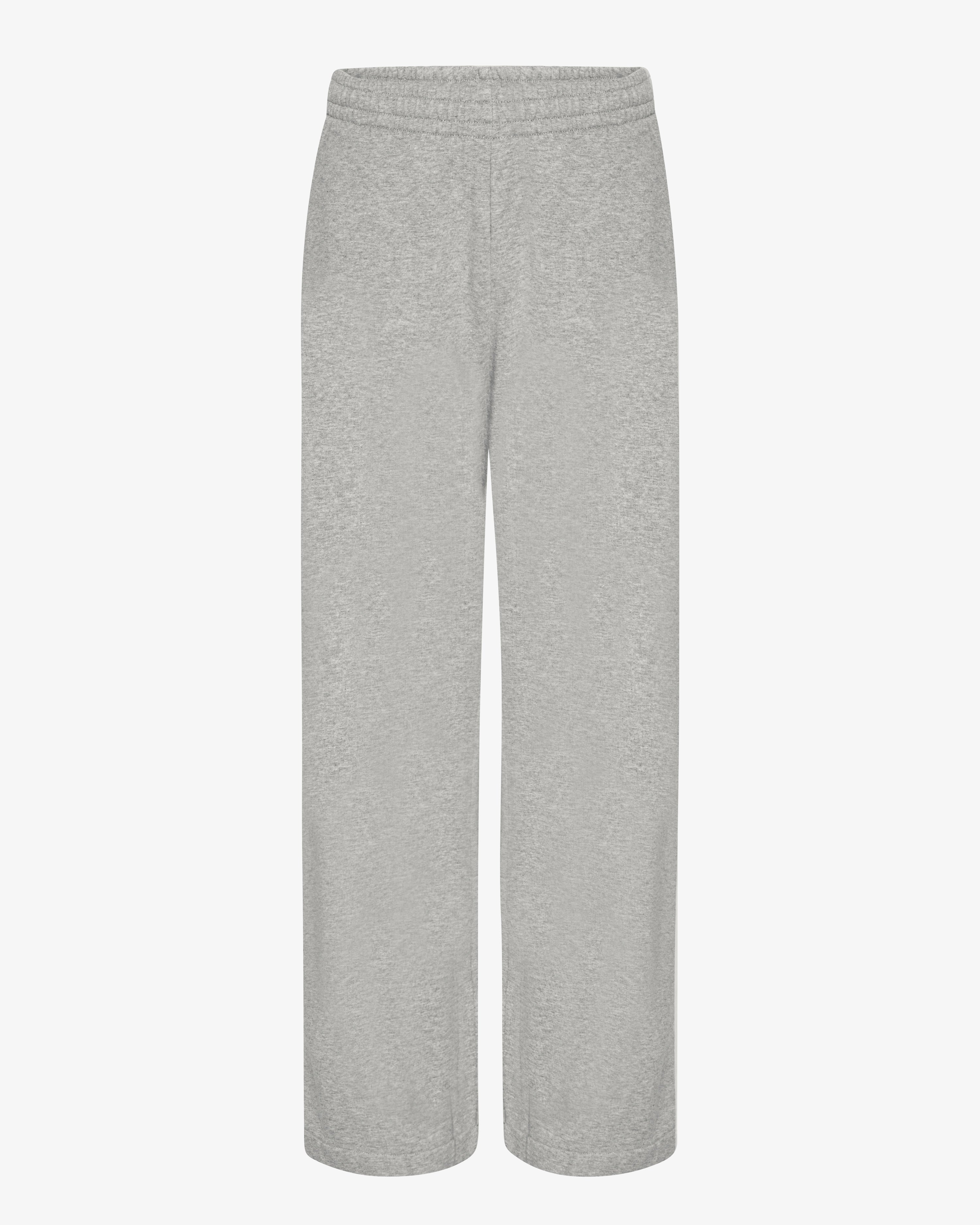 Organic Straight Leg Sweatpants - Heather Grey