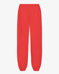 Organic Relaxed Sweatpants - Red Tangerine