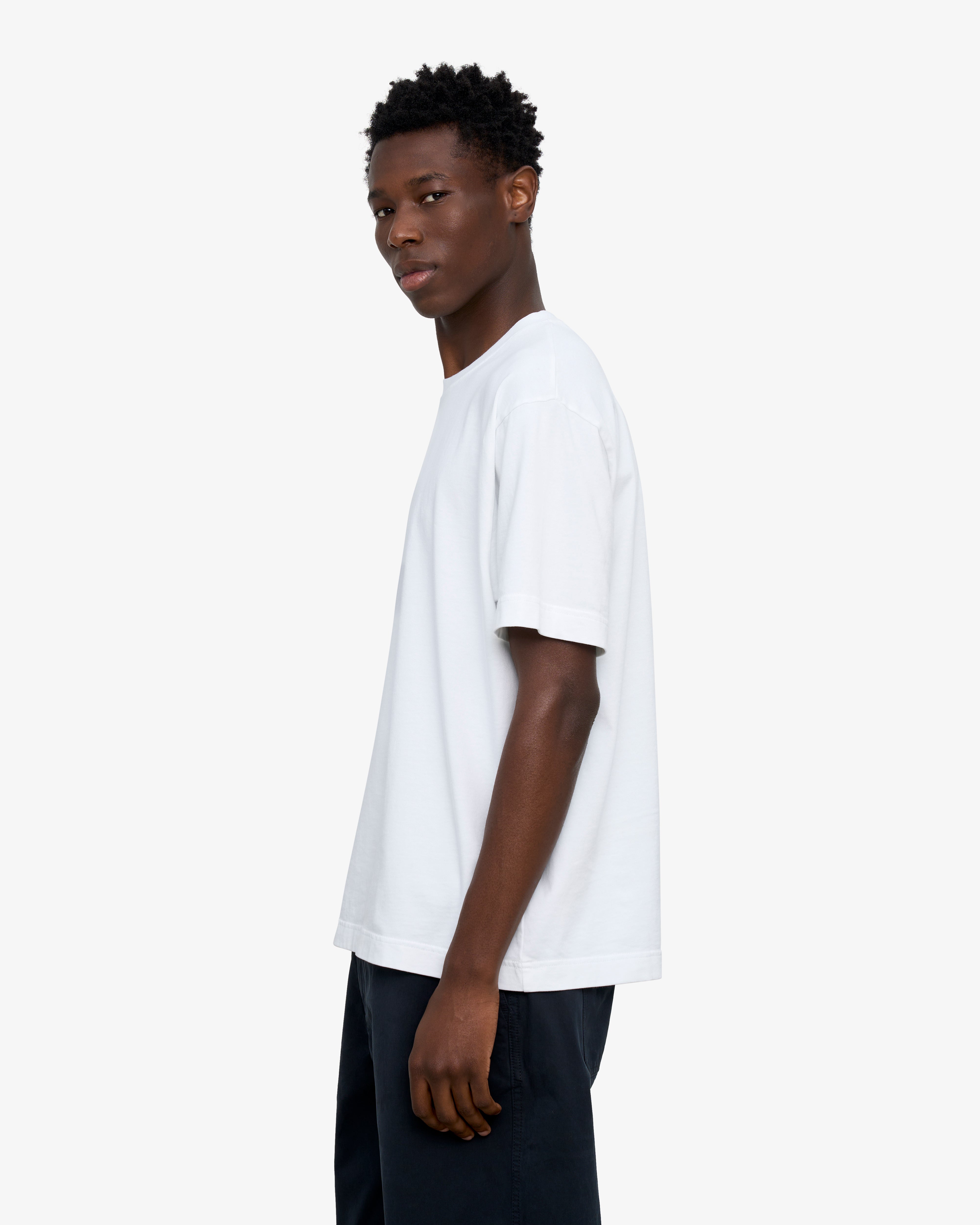 Heavy Organic Boxy Tee - Optical White