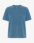 Women Light Organic Tee - Faded Indigo