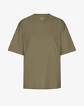 Oversized Organic T-Shirt - Dusty Olive