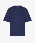 Oversized Organic T-Shirt - Marine Blue