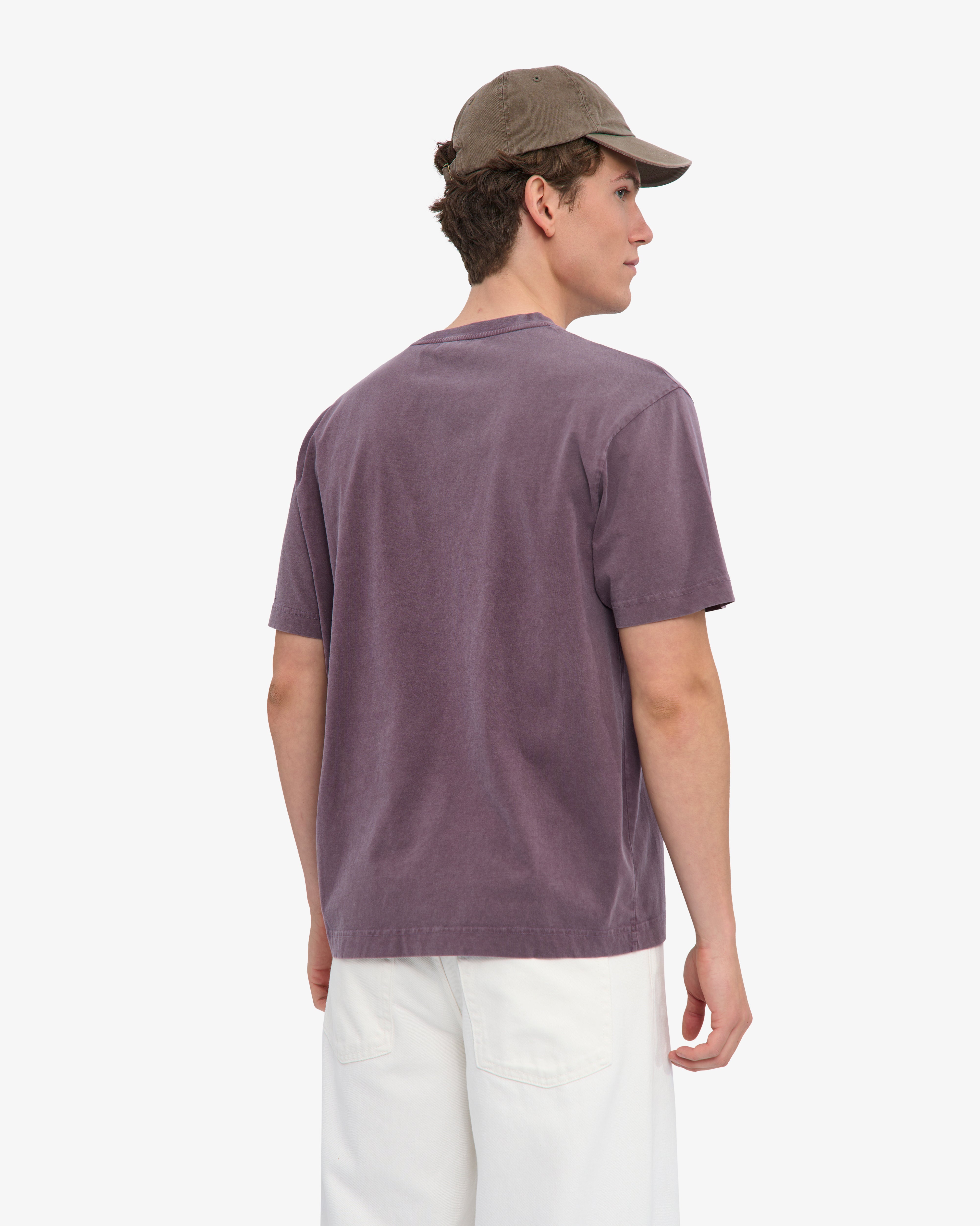 Oversized Organic T-Shirt - Faded Grape