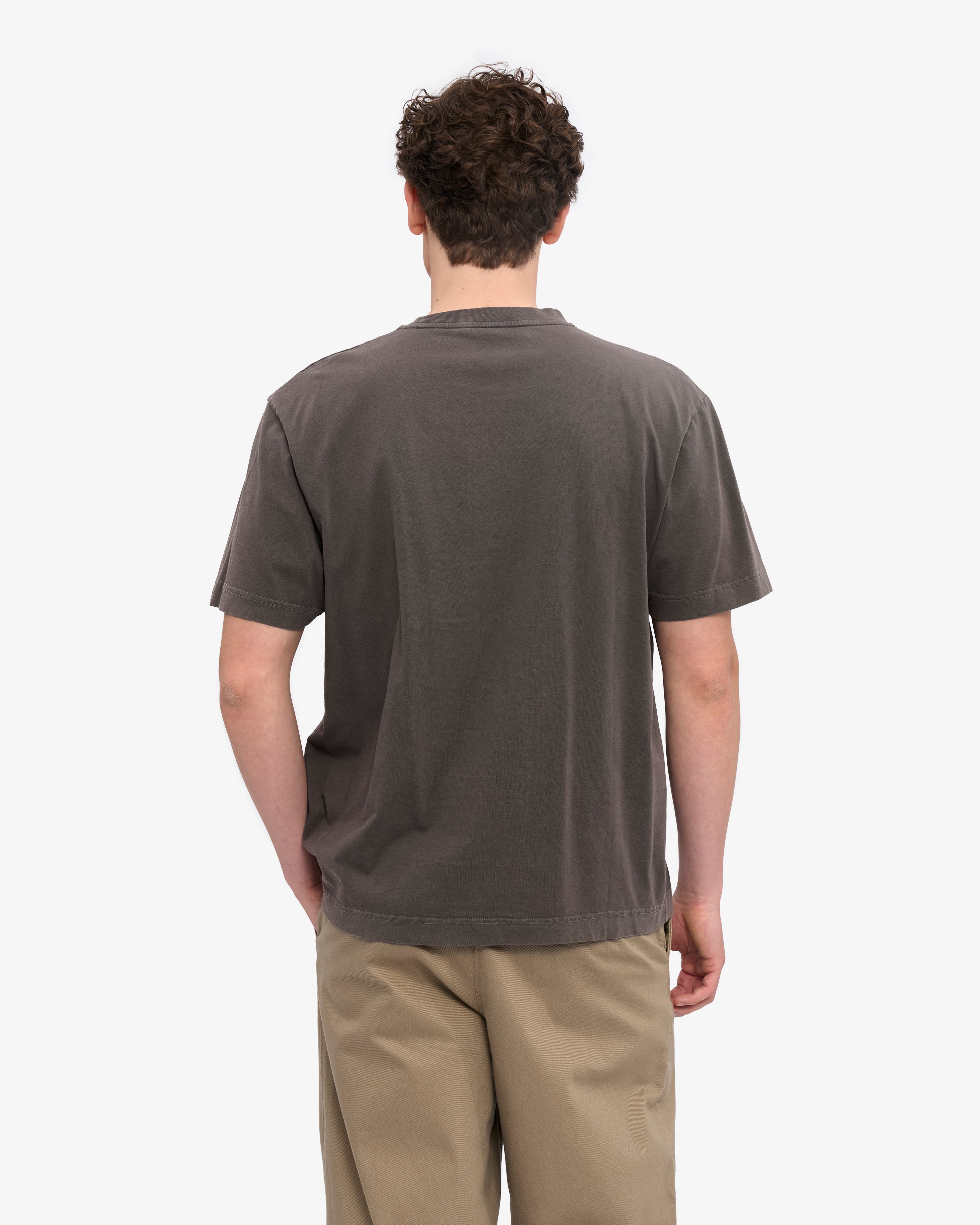 Oversized Organic T-Shirt - Faded Mud