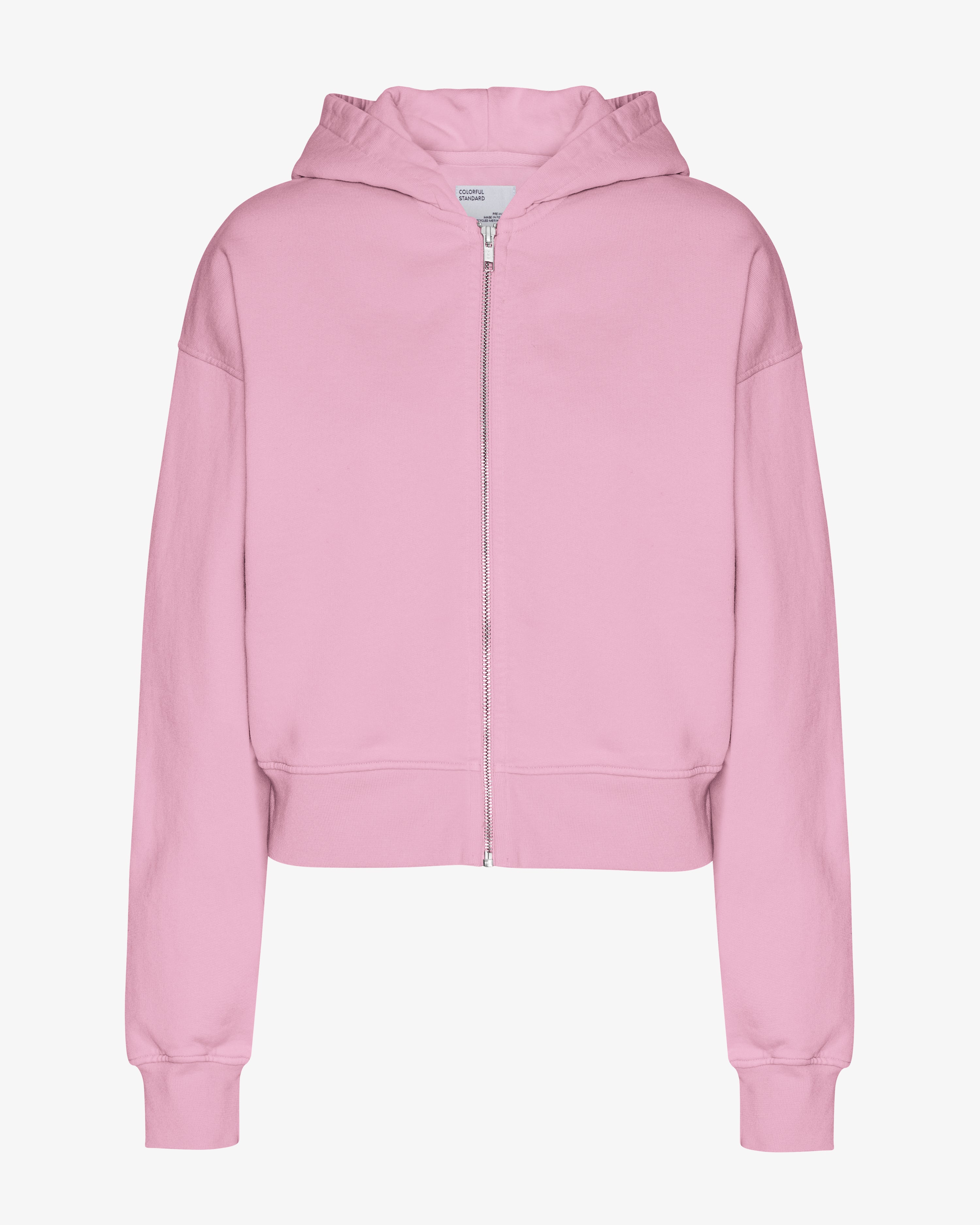 Organic Crop Zip Hood - Cherry Blossom