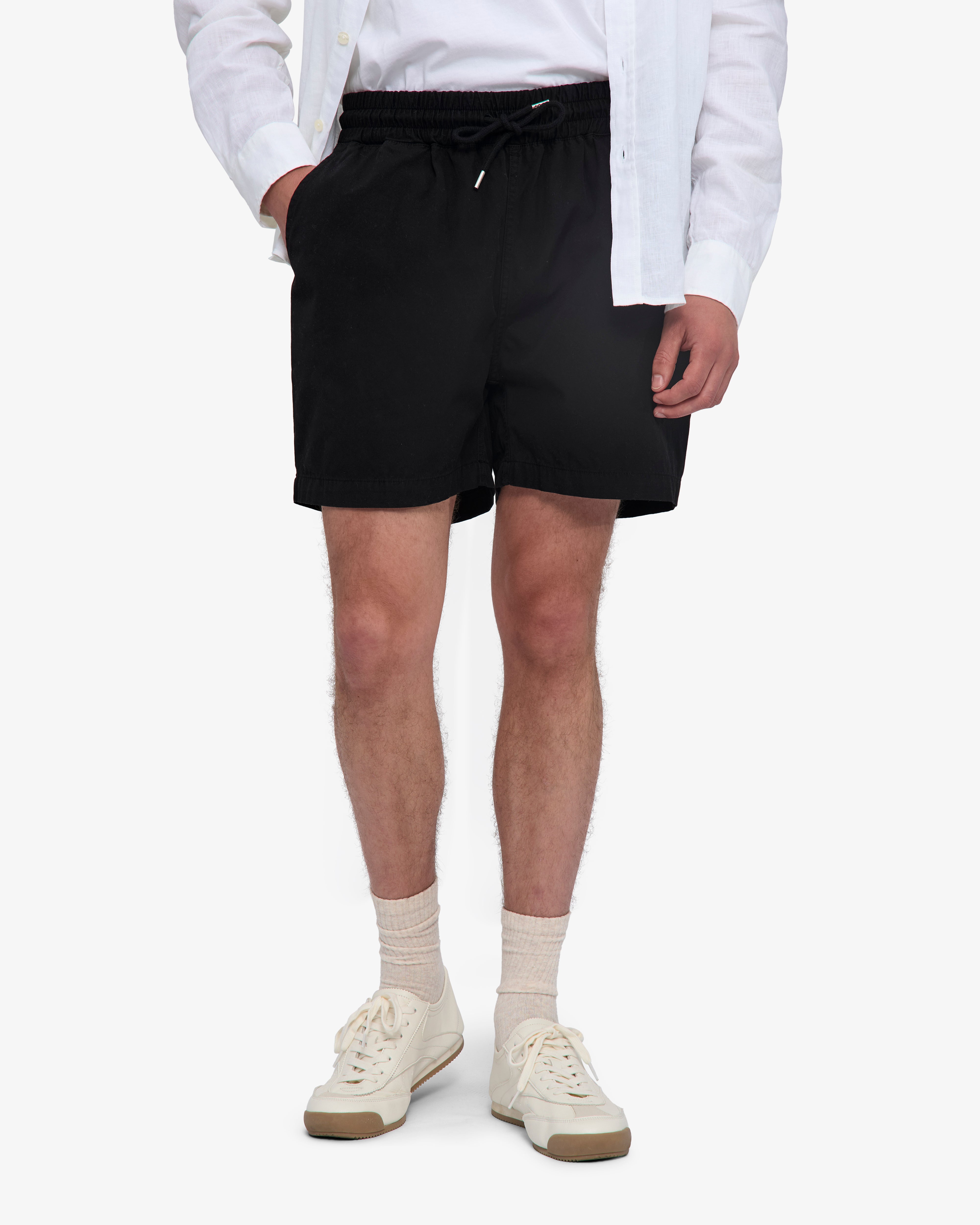 Organic Twill Shorts - Deep Black