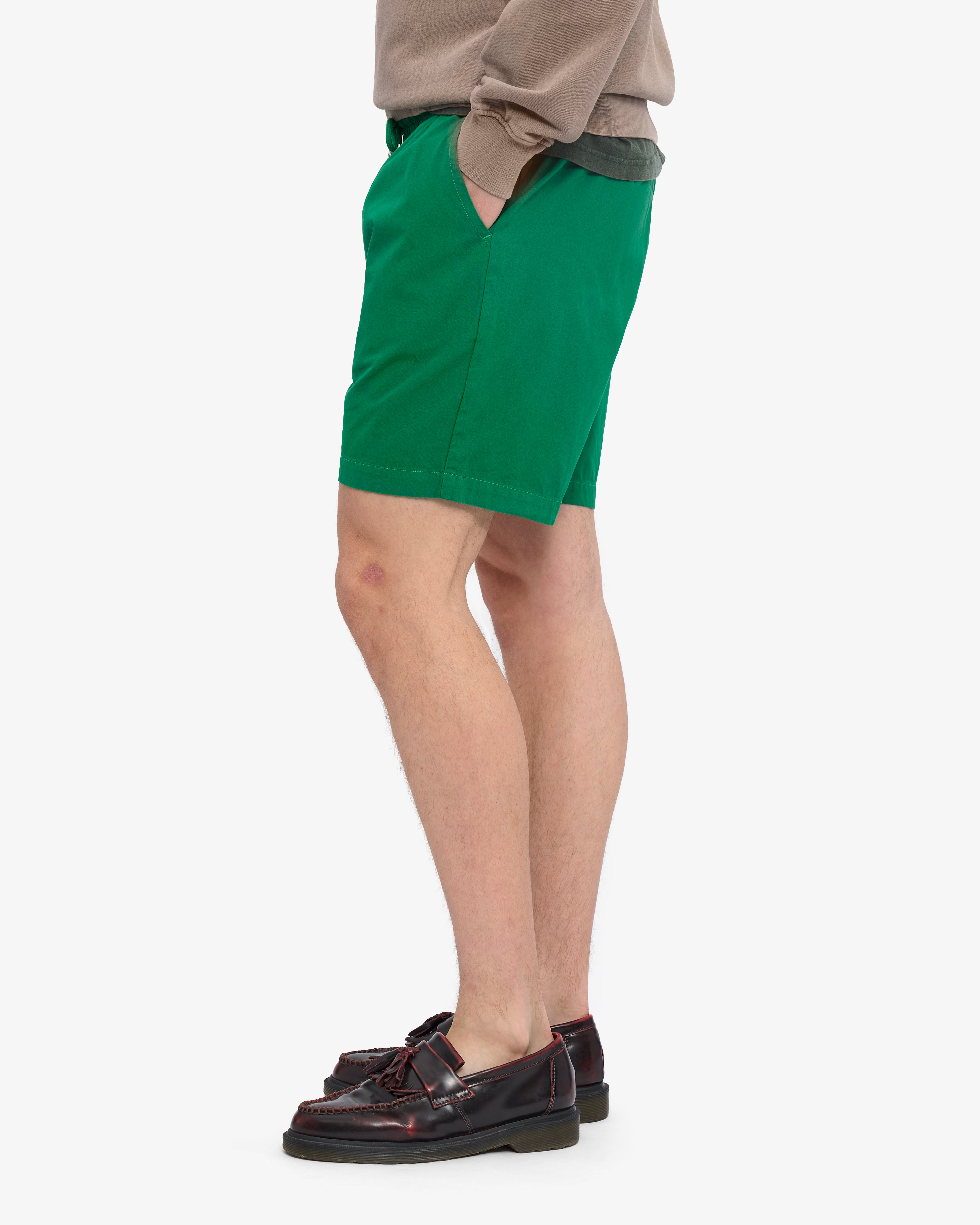 Organic Twill Shorts - Kelly Green