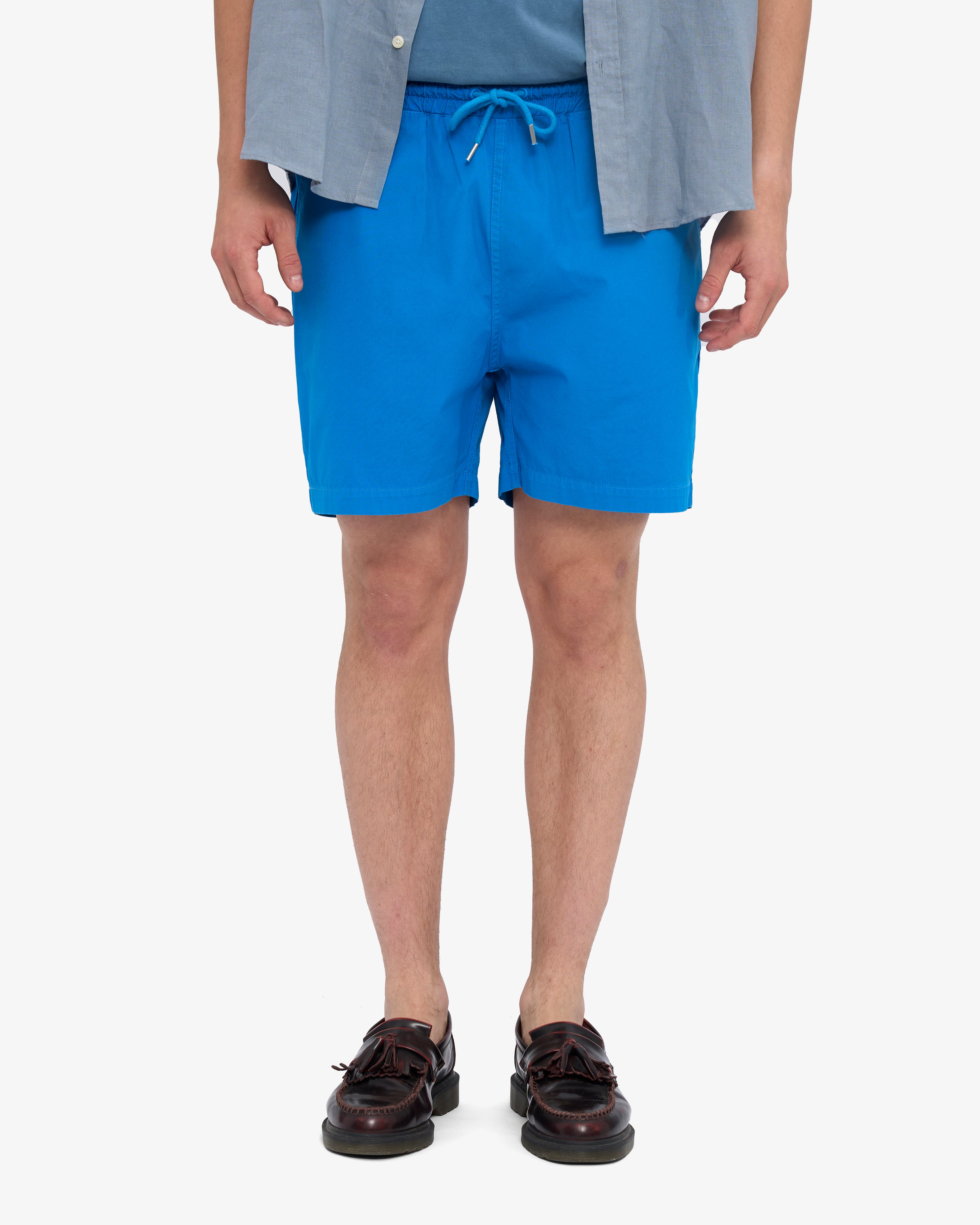 Organic Twill Shorts - Pacific Blue