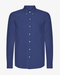 Organic Button Down Shirt - Marine Blue