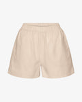 Women Organic Twill Shorts - Ivory White