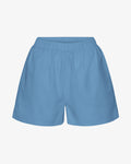 Women Organic Twill Shorts - Seaside Blue