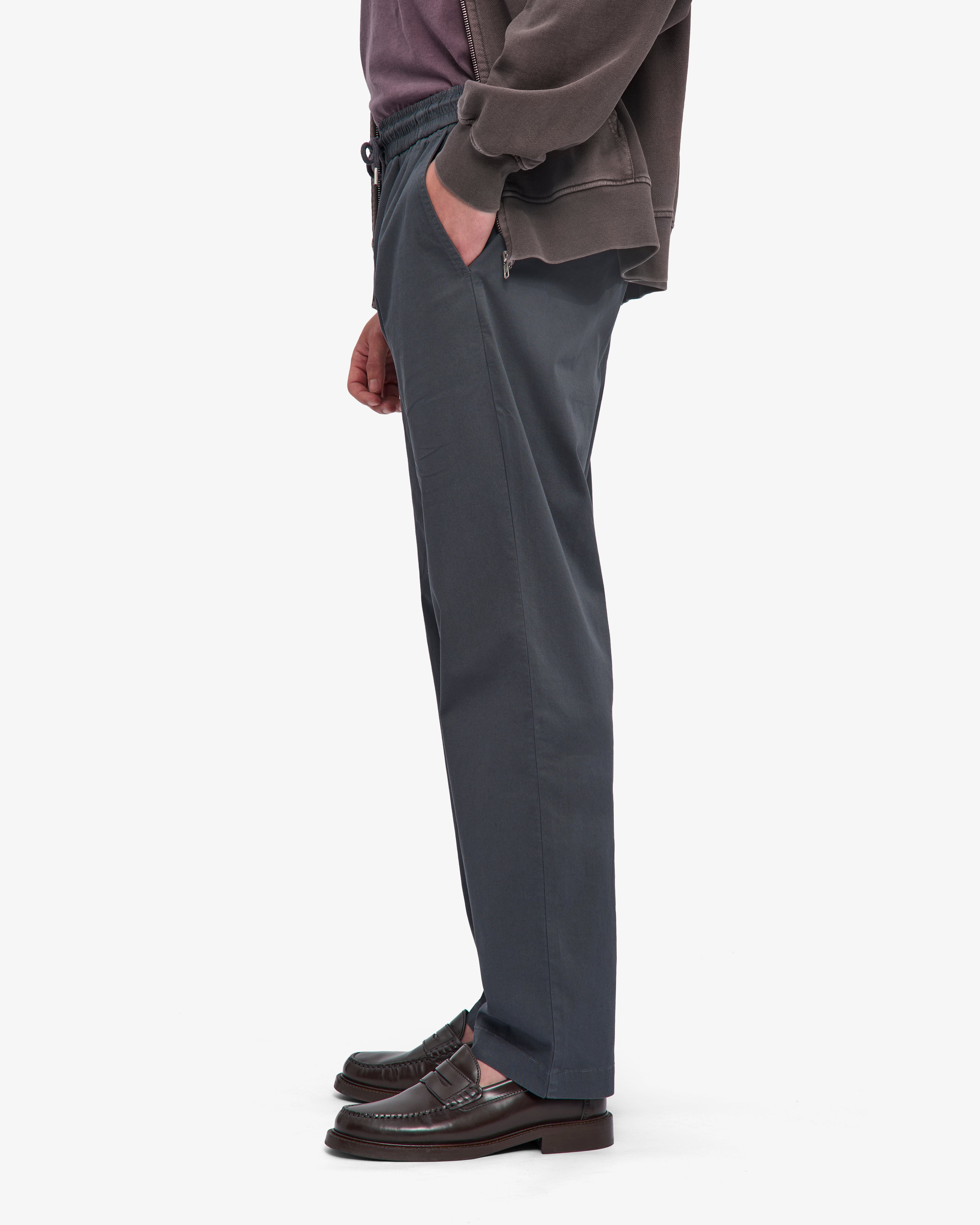 Organic Twill Pants - Lava Grey