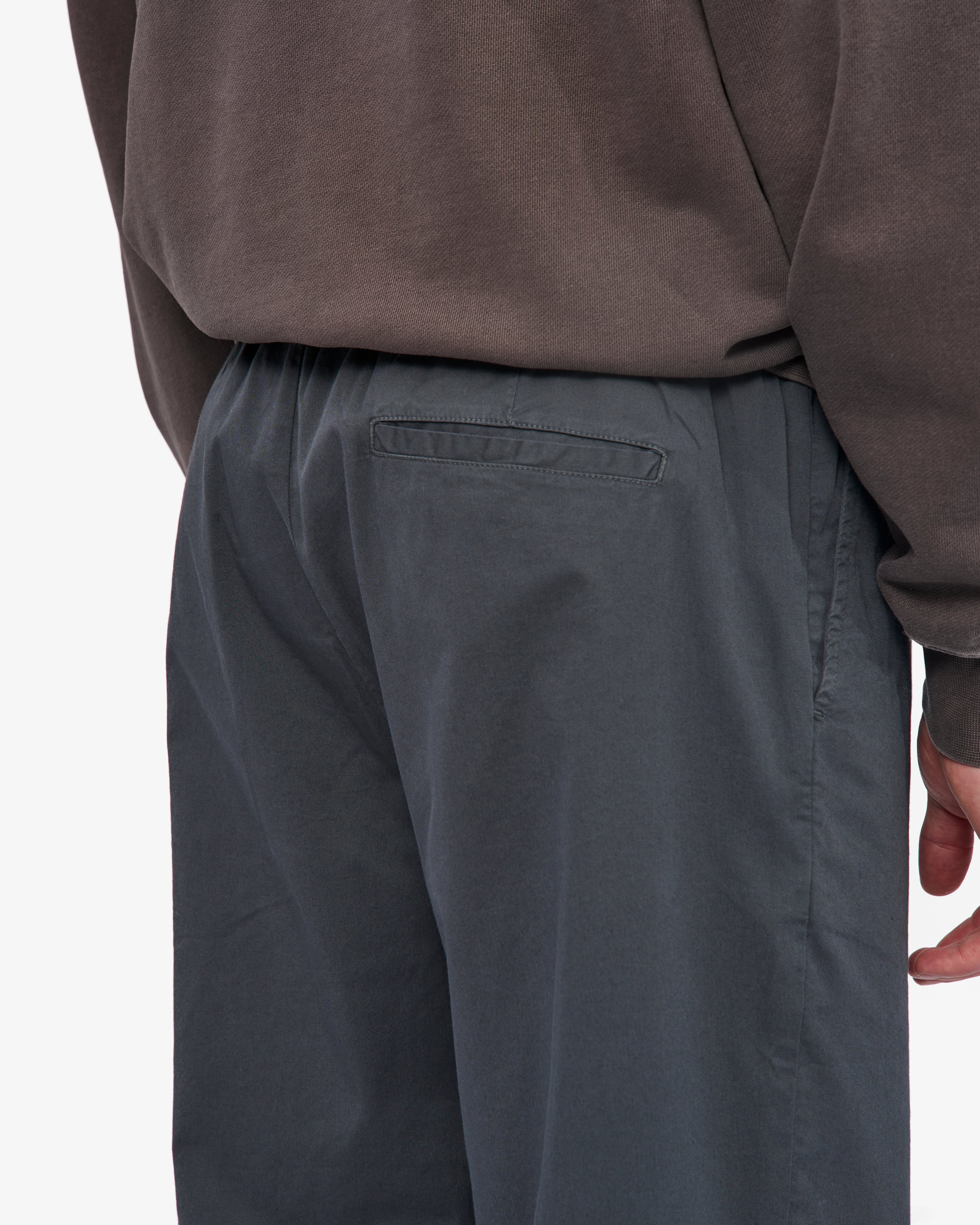 Organic Twill Pants - Lava Grey