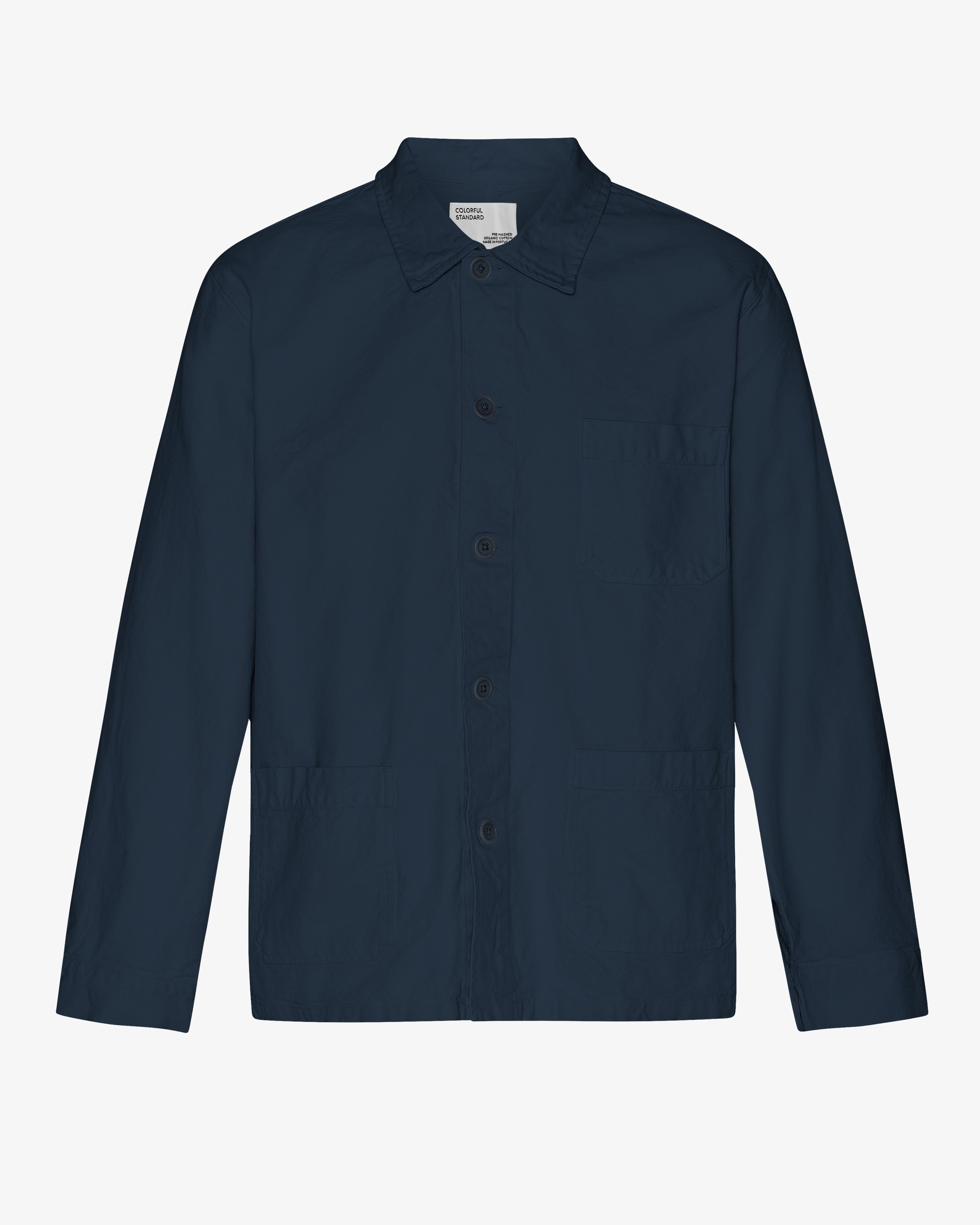 Organic Workwear Jacket - Navy Blue