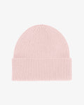 Merino Wool Beanie - Faded Pink