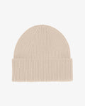 Merino Wool Beanie - Ivory White
