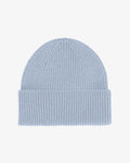 Merino Wool Beanie - Polar Blue