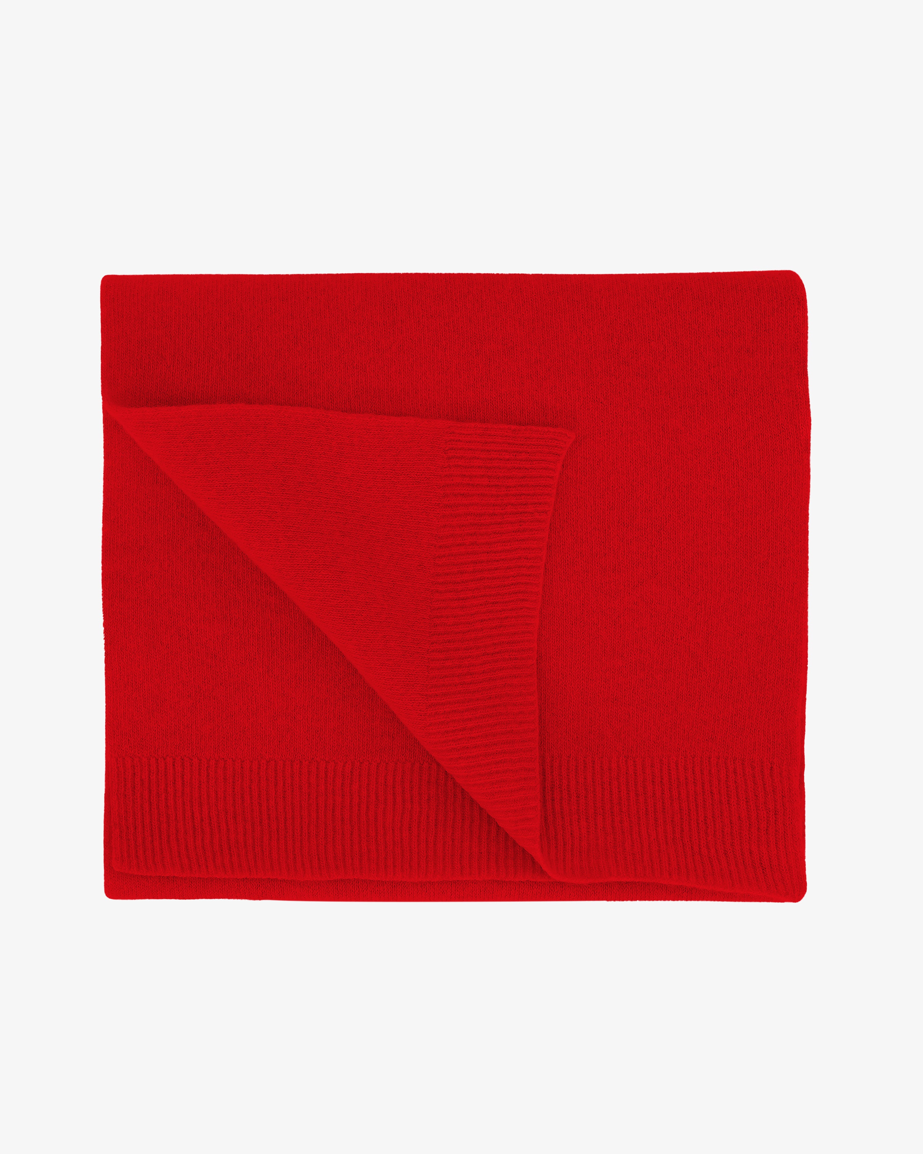 Merino Wool Beanie & Scarf - Scarlet Red