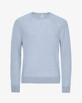 Classic Merino Wool Crew - Polar Blue