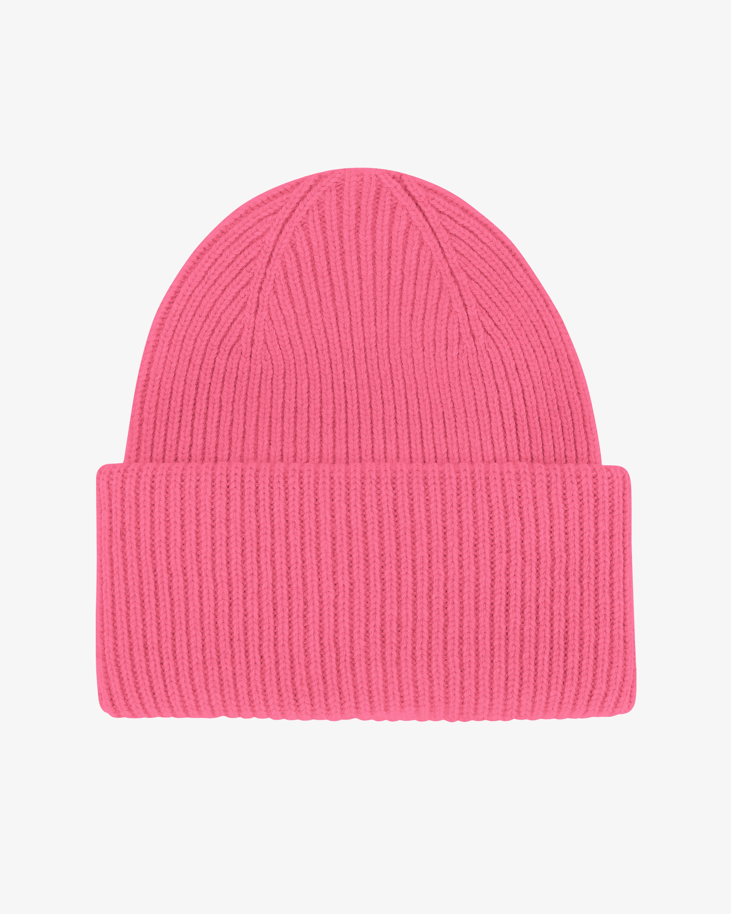 Merino Wool Hat - Bubblegum Pink