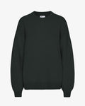 Oversized Merino Wool Crew - Hunter Green