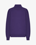 Merino Wool Turtleneck - Ultra Violet