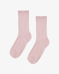 Women Classic Organic Sock - Faded Pink