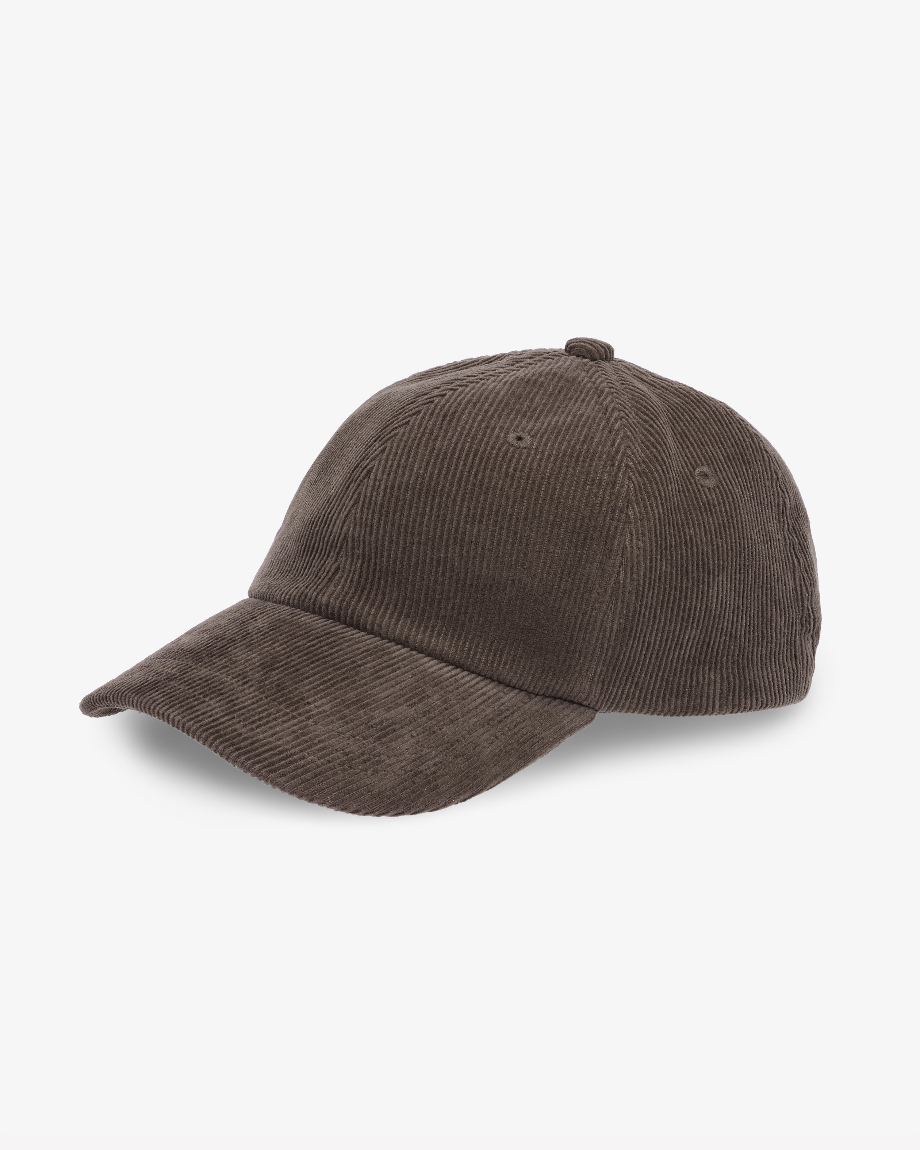 Organic Corduroy Cap - Coffee Brown