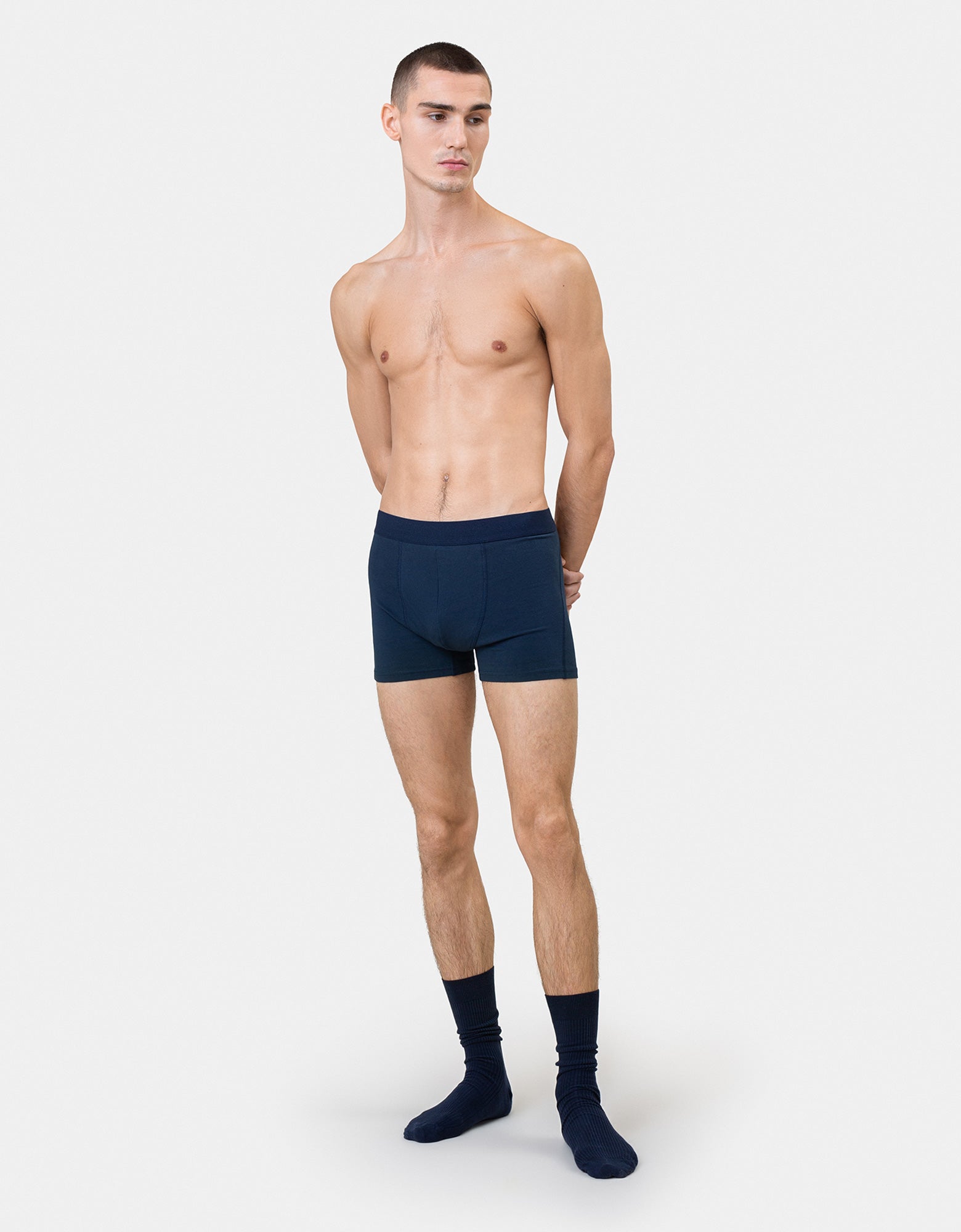 Colorful Standard Classic Organic Boxer Briefs Underwear Snow Melange