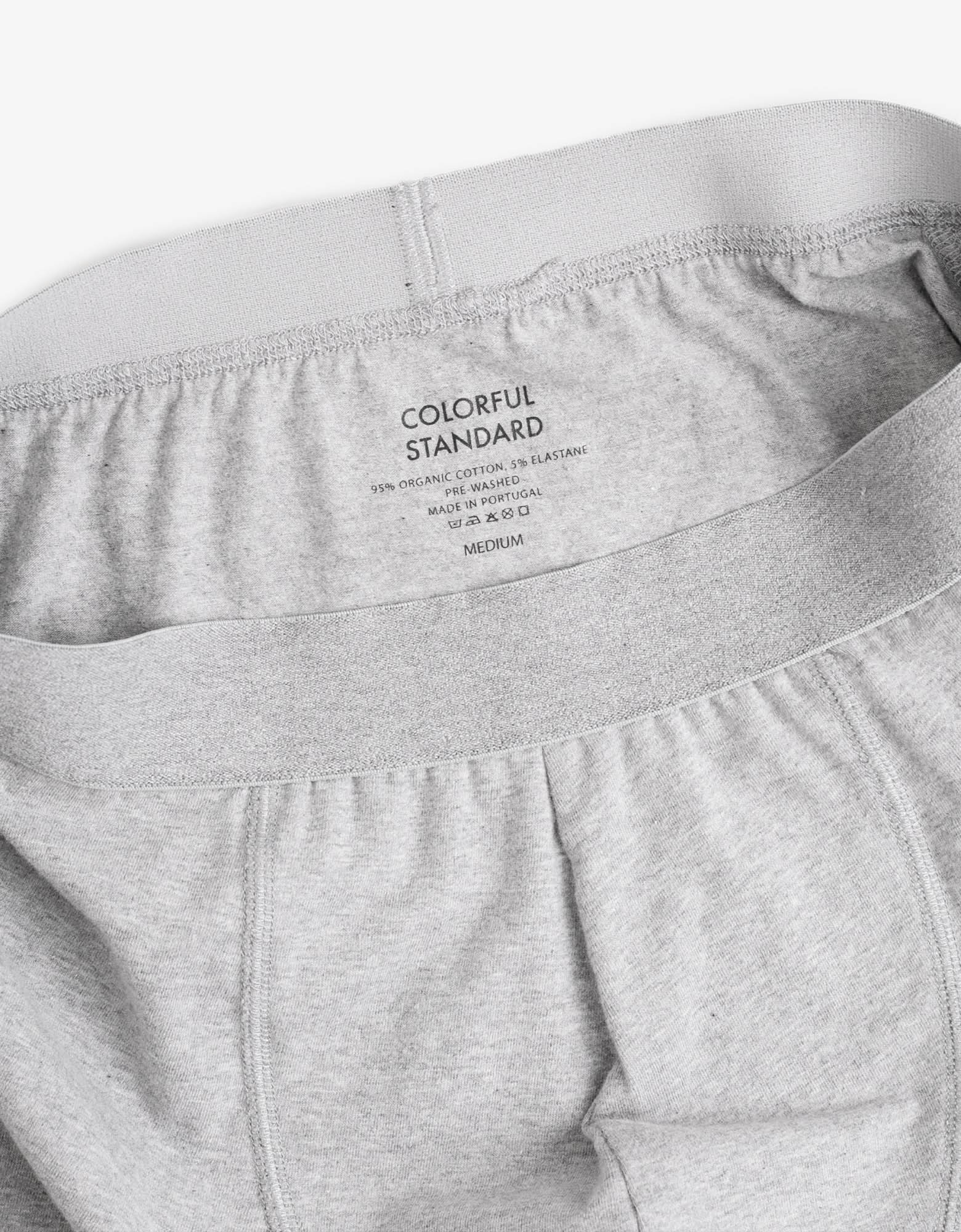 Colorful Standard Classic Organic Boxer Briefs Underwear Snow Melange