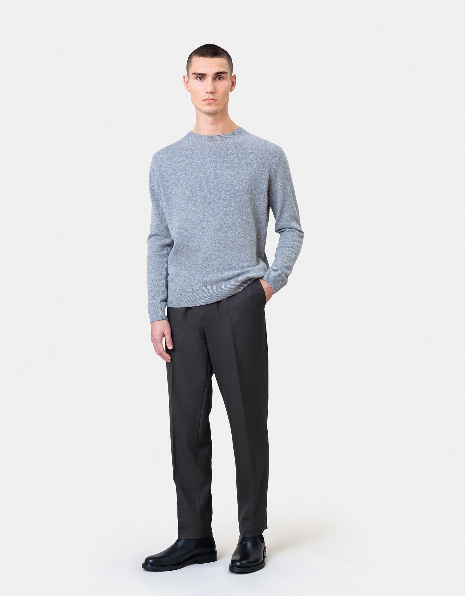 Colorful Standard Light Merino Wool Crew Merino Crewneck Light Soft Lavender